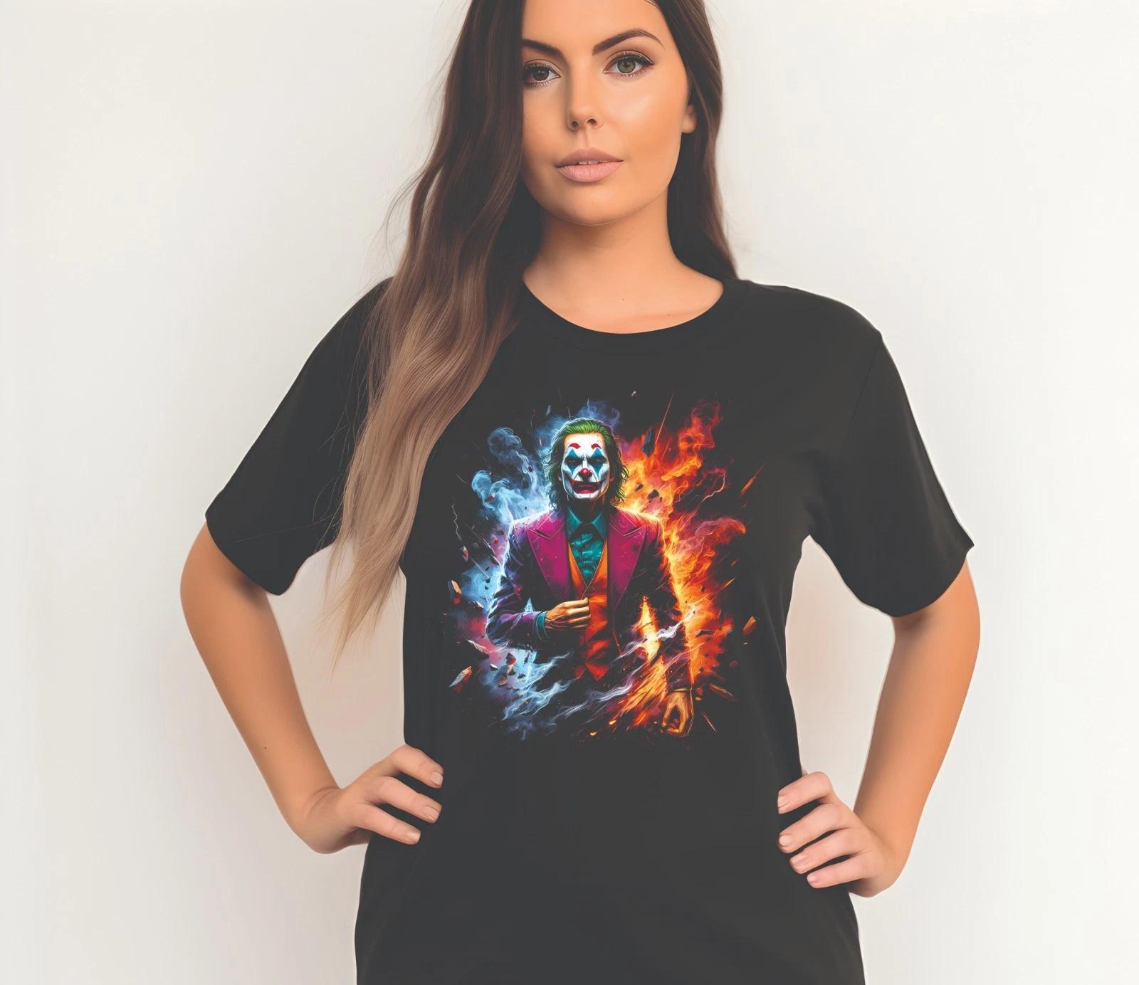The Joker unisex Black T-Shirt - size L - cotton - movies comics graphic tee M