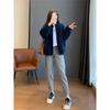 Women's Fleece Cardigan Jacket Button Up Loose Casual Warm Outerwear