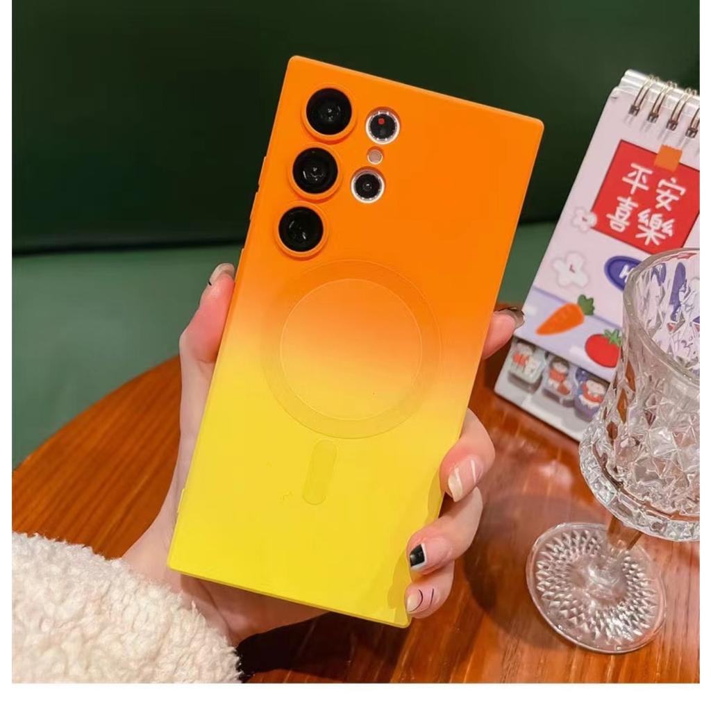 Soft Phone Case for Samsung S26 S25 Ultra S24 S23 S22 S21 Plus A57 A37 A17 A07 A56 A36 A16 A06 A55 for Magsafe Magnetic Cover