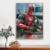 5D DIY Diamond Art Painting Kits for Adults, Deadpool Full Round Crystal Diamond Kits for Beginner for Home Wall Decorate
