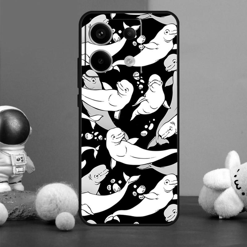 Blue Ocean Whales Pattern Case For Xiaomi Redmi Note 13 9 10 11 12 14 15 Pro Plus Redmi 15 15C 14C 10C 12C 13C Cover