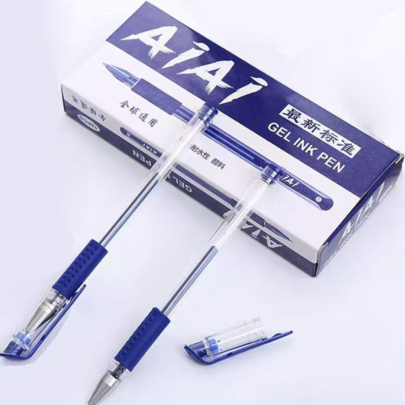 Europeisk Standard 0,5 mm Svart Gel Kulspetspenna - Business Signatur Rollerball, Kulspets för Markering och Pappersvaror.