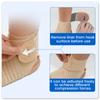 Velpeau Adjustable Ankle Compression Sleeve For Achilles Tendinitis Plantar Fasciitis Support Universal Both Feet