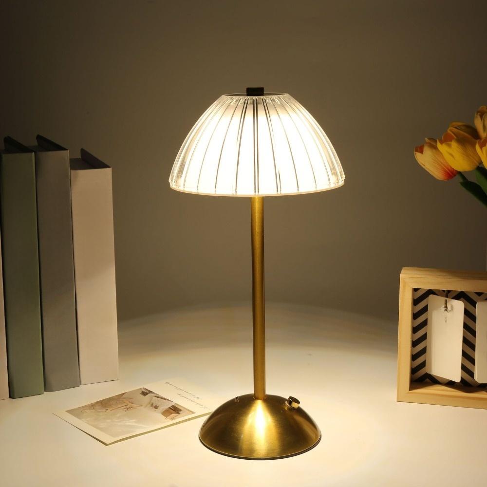 Nordischer Stil Touch Control Lampe 3 Farben Nachttischlampe Moderne Tischlampe Bar