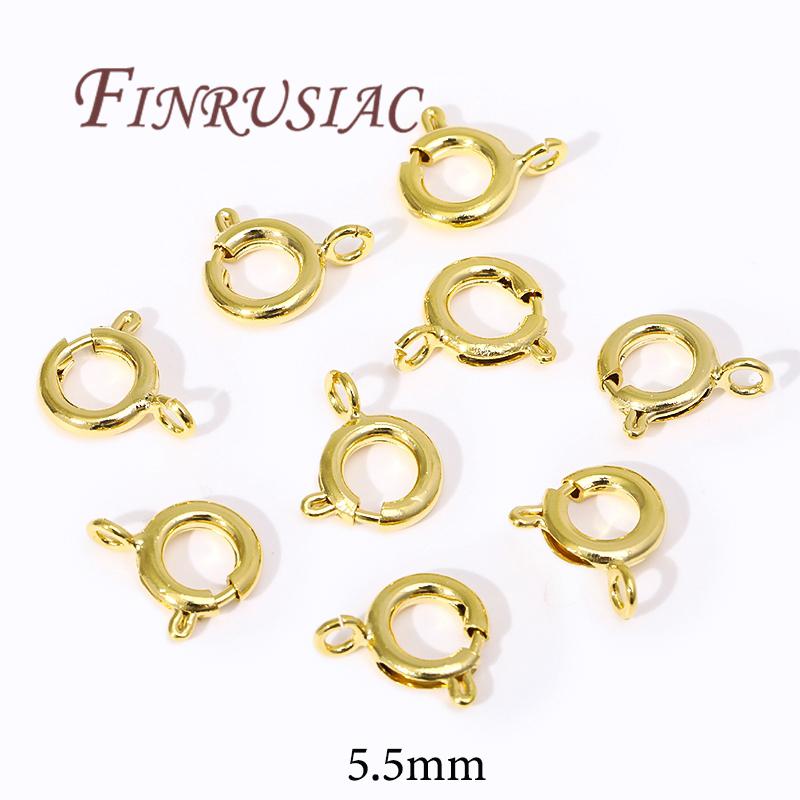 18K Gold Plated Lobster Clasps For Bracelets,Spring Clasps For Jewelry,DIY Jewelry Making Supplies,Connectors Clasp Accessories
