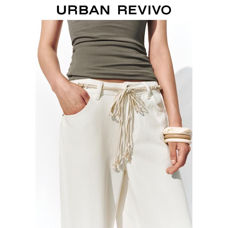 UR Women's Bohemian Beaded Belt Casual Pants