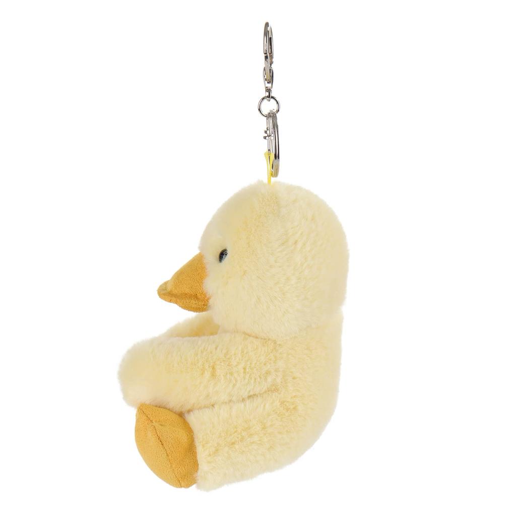 Apricot Lamb Duck Cute Soft Keychain Plush Perfect for Boys and Fits Kids Backpacks and 10cm Toy, Girls, Purses,
