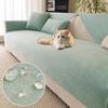 Four Season Universal Solid Color Sofa Cushion Waterproof Cat Scratch Resistant Scratch Resistant Home Protection Pad Pet Urine Isolation Sofa Cover