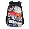 FAIRY TAIL Double layer Backpack Cartoon Anime Printed Student Boys and Girls New Large Capacity Versatile
