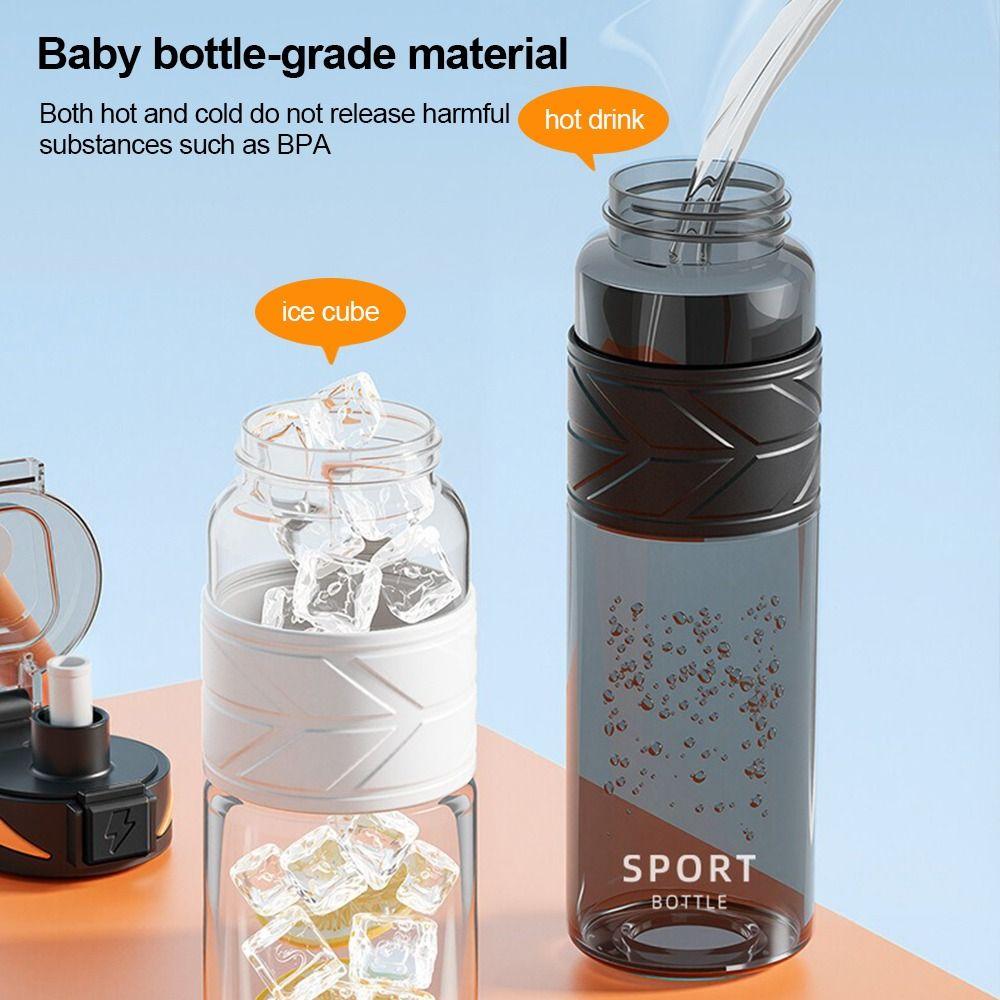 Large Capacity Water Bottle Cup Leak-proof Fitness Kettle Sports Water Bottle  Outdoor Travel