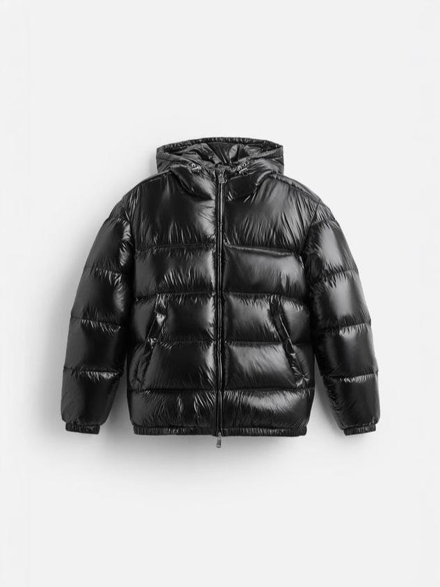 Men's Winter Hooded Padded Cotton Jacket - Warm Outerwear