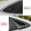 For Hyundai Sonata 2020 2025 2025 Car Rear Louver Window Side Shutter Cover Trim Sticker Vent Scoop ABS Carbon Fiber Accessories