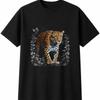 Leopard In Nature Wildlife Mens Womens T-Shirt Unisex Novelty Gift Tee Funny