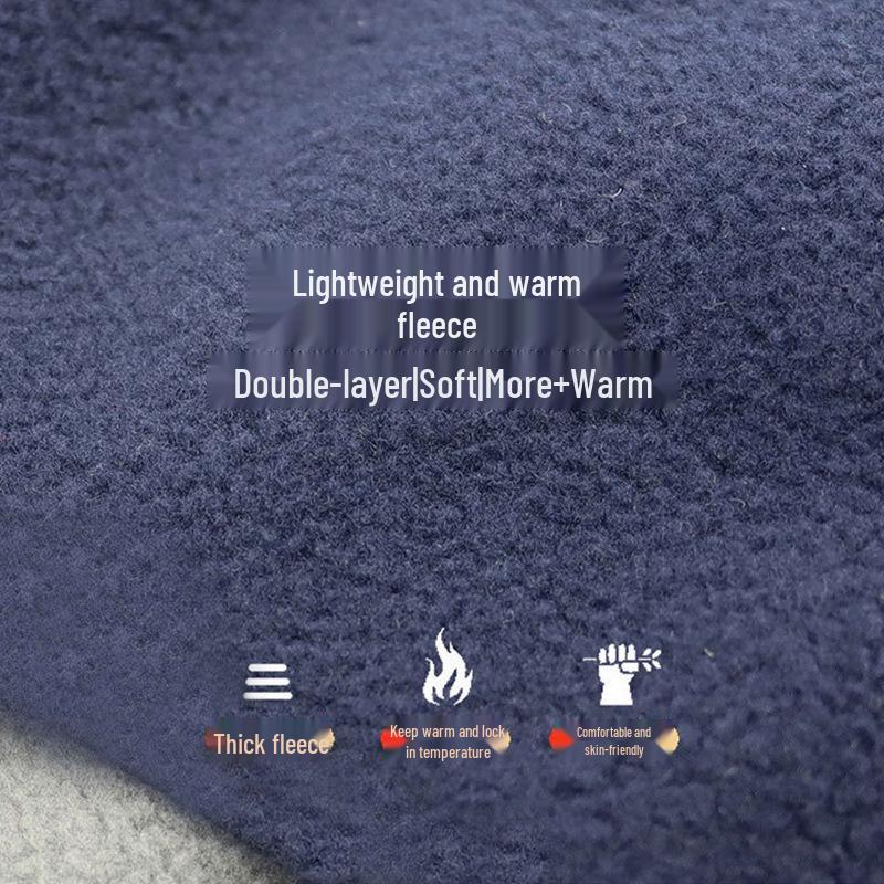 Thickened Solid Color Pocket Scarf & Shawl for Autumn/Winter Warmth