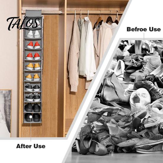 Foldable Cap Display Rack Baseball Storage Bag Organizer Large Capacity Hat with Holder 10 Compartments Easy to Assemble Stand