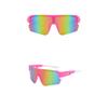 Pink Men'S And Women'S Outdoor Cycling Sunglasses Uv Windproof Dustproof Colorful Sunglasses Mountaineering Goggles