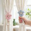 2PCS Lightweight Gauze Curtain Tie Exquisite Pearl Curtain Buckle  Bedroom Enhancement