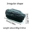 Natural Black Tourmaline Raw Ore Stone Irregular Shape Tourmaline Mineral Specimen Healing Stone Crystal Rocks Collection Gift