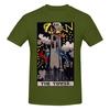 Xvi The Tower Tarot Card Wrinkleresistant Tshirt Korean Style Lazy Classic Colors Tee