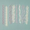 4PCS Cutter Mold, Flowers Plants And Vines Shape Cutting Dies, Sharp Carbon Steel Cut Stencils, for Scrapbooking And Card Making
