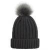 Fashion Solid Color Knitted Hat Pompom Thick Casual Simple Fall Winter All-match