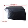 Pair Carbon Fiber Rearview Mirror Cover Trim Fits Ford Focus MK2 2005 2006 2007