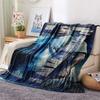 1PC Custom Name CR7 Patterned Flannel Blanket Suitable For All Seasons for Home Decor Warmth and Comfort Gifts Holiday Present -HE123