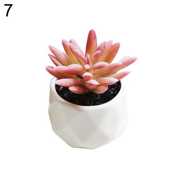 1 Adet Yapay Çiçek Etli Bitki Bonsai DIY Bahçe Ofis Ev Partisi Dekoru