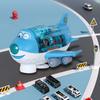 Non-Toxic Kids Electric Airplane Toy Aircraft Car Model With Music Simulation Traffic Plane Gift For Children'S Birthday Gift