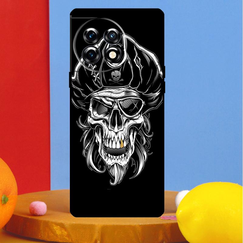 Pirate Skull Cover For OnePlus 13 13R 12 12R 11 10 Pro 8T 10T OnePlus Nord CE 3 2 4 Lite N30 N20 N10 Case