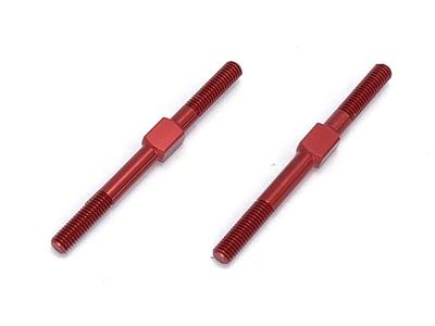 Square A70-75 Duralumin Turnbuckle M3 X 40mm (Red) SGX-3040R