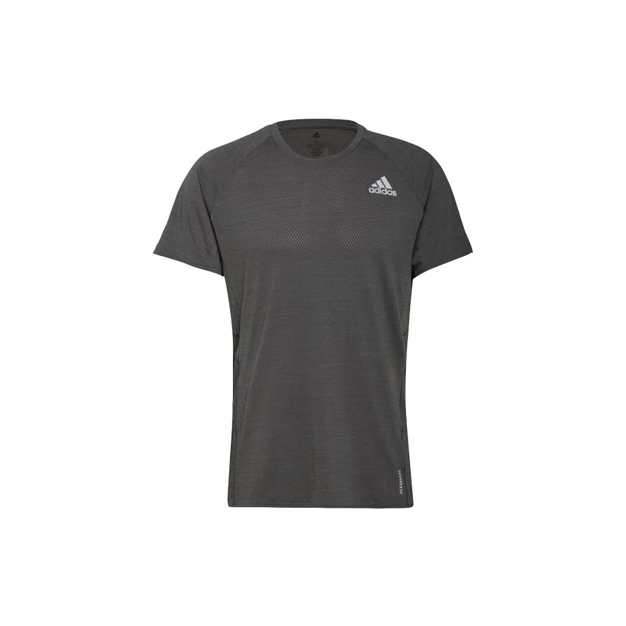 adidas Leisure Sports Running Short Sleeve Men s Dark Grey H25045 S