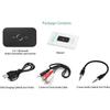 AUX Bluetooth 5.0 Adapter, Transmitter Receiver TV 2 In 1 Audio Adapter with Aux 3.5 Mm RCA Low Latency & High Definition for HHiFi Speaker Car Etc.