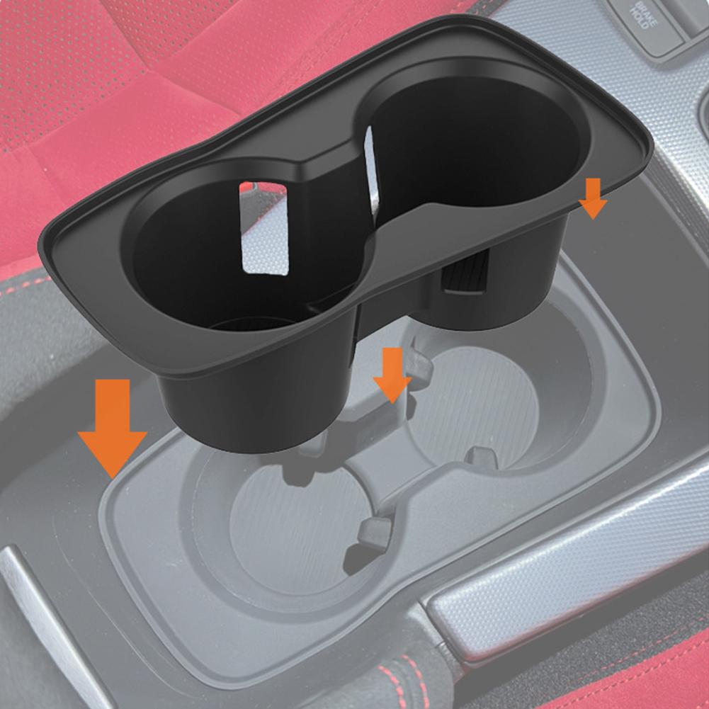 For Civic R FL5 Silicone Water Cup Holder Rear Seat Leakproof Silicone Center Console Cup Stand Car Interior Accessories