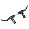 2Pcs Bike Brake Lever Aluminum Alloy Black Hard Thick Durable Speed Change Bicycle Handle