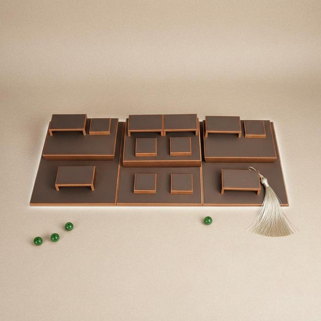 Bracelet Display Stand Space-Saving Tabletop Jewelry Modular Design