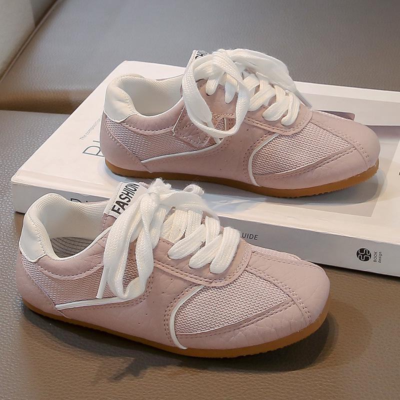 

Детские дышащие корейские кроссовки в стиле Форреста Гампа на весну/осень для девочек Size 26-30 - 5 Pairs Set розовый