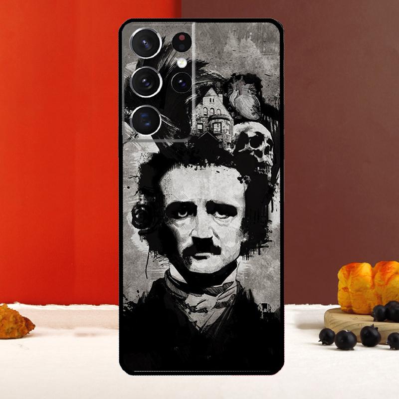 Edgar Allan Poe Case For Samsung Galaxy S23 S22 Ultra S21 S10 S9 S20 Plus Note 10 20 S20 FE S21 FE Back Cover