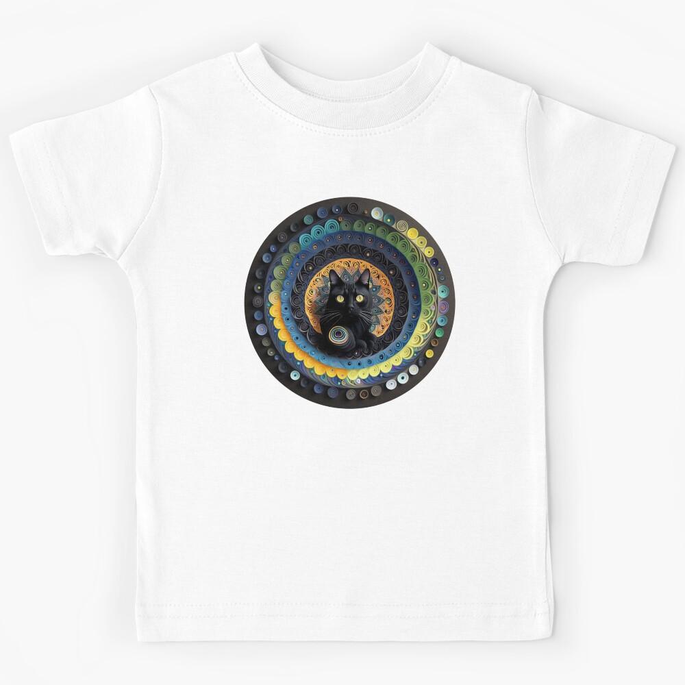 Cat Noir #1326 | Black Cat Kids T-Shirt 140