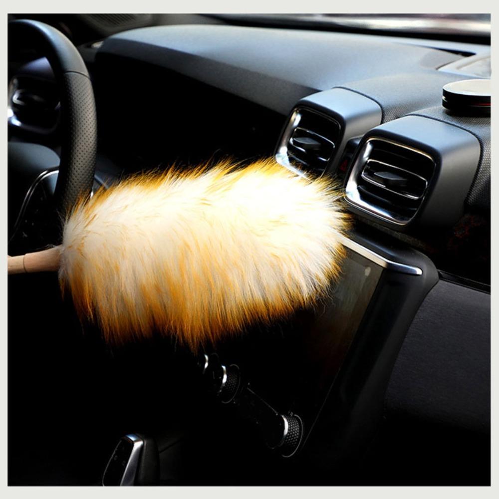 Wood, Wool, Plastic, Fiber Anti-shed Fluffy Feather Dust Cleaner