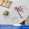 Glacier Glass Dessert & Snack Plate Set