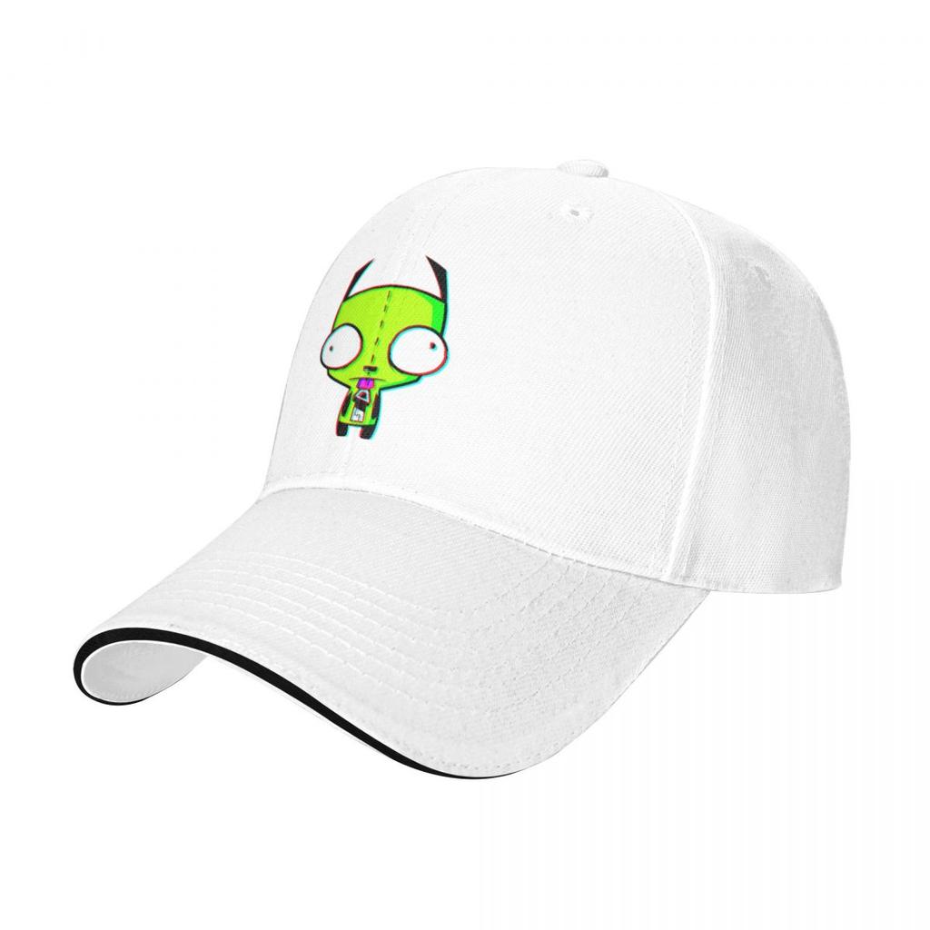 Anime Cartoon Invader Zim Gir Camping Baseball Caps Men Unisex Female Beach Sunscreen Hat Hip Hop Trucker Cap