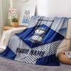 Custom Name Birmingham City Flannel Blanket, High quality Comfortable for All Seasons, Home Decor, Warmth and Comfort