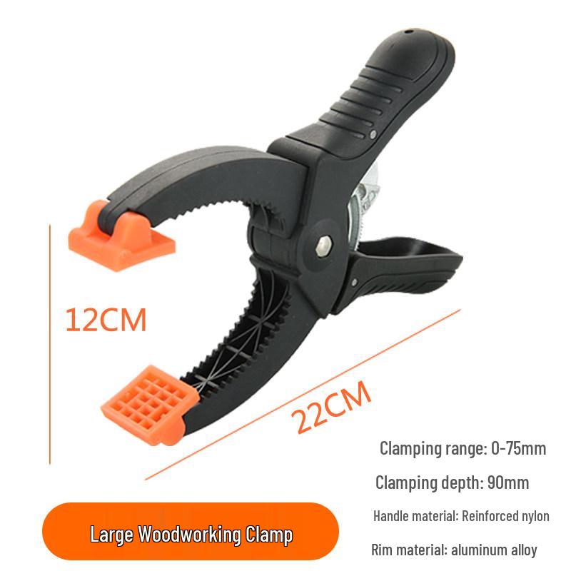Quick Ratchet F-Clamp Set: Woodworking Clamps, Pliers, Pressure Plate, Tensioner, Complete F-Clamps Kit