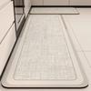 Carpet for Kitchen Anti-slip Carpets PVC Leather Floor Mat Simple Letter Pattern Rug Waterproof Stain-resistant Long Floor Mats