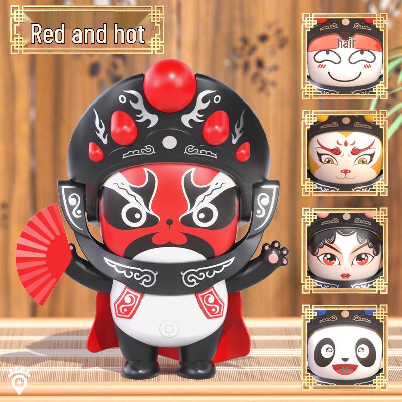 Sichuan Opera Panda Face-Changing Plush Toy Souvenir