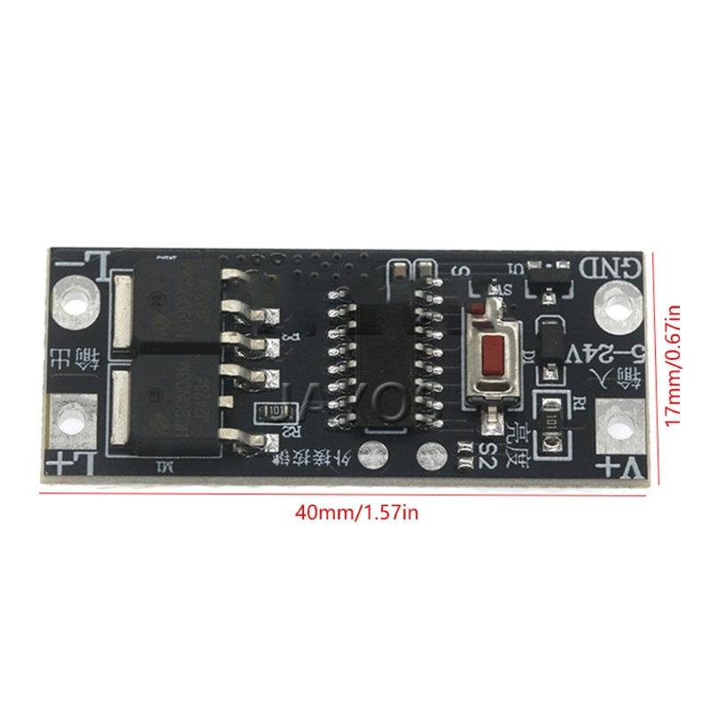PWM Adjustable Fade Dimmer Module Featuring Overloads Protections and Easy Installation for LED Strips