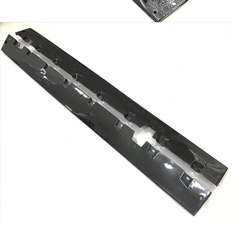 Carbon Fiber Side Skirts for 2015-2022 Ford Mustang Original Style