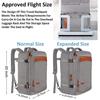 Large Capacity Travel Expandable Large Suitcase Backpacks With 4 Packing Cubes Water Resistant Luggage Daypack Backpack