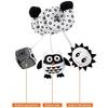 Car Seat Spiral Plush Toys, Crib Toys Spiral Activity Toy Built-in BB Device & Rattle & Sound Box, Newborn Sensory Toy Best Gift for 0 3 6 9 12 Months